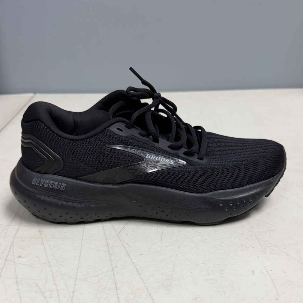 Brooks Women's Glycerin 21 Black Athletic Running Shoes Size 8 Sneakers With Box - Picture 4 of 7